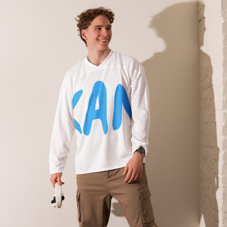 Recycled hockey fan jersey